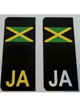 Jamaica side badge number plate 105mm x 40mm 